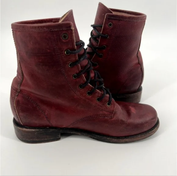 RARE Freebird by Steven Women's Size 8 Charlie Combat Boots Leather - Picture 6 of 14